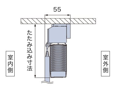 天井付け