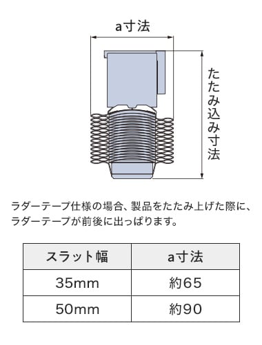 ラダーテープ仕様の場合