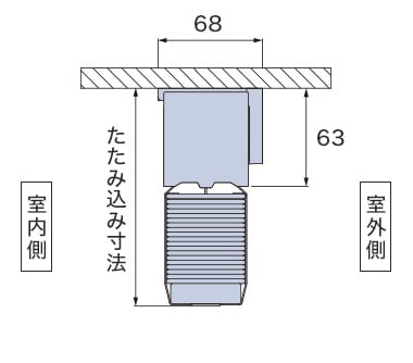 天井付け