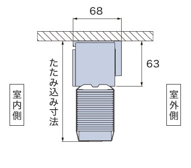 天井付け