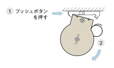 本体の外し方