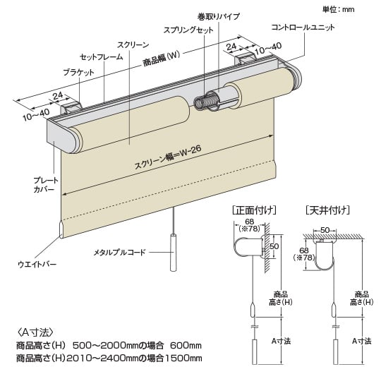 ウエイトバーミニマル仕様のプルコード式