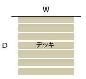 横（ヨコ）貼り