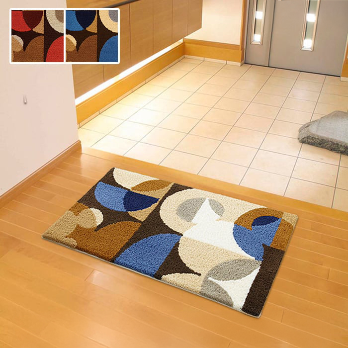 スミノエ ディズニー ラグマット MICKEY/Semicircle MAT(セミサークルマット) 約50×80cm | キッチン・玄関マットの通販  | DIYショップRESTA