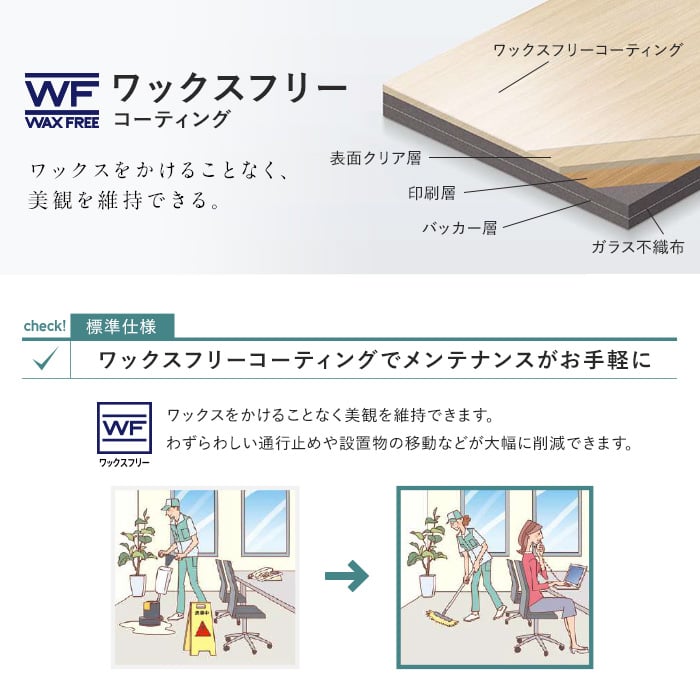 サンゲツフロアタイル OT 5mm厚 ファブコンク 10枚入り | フロアタイル