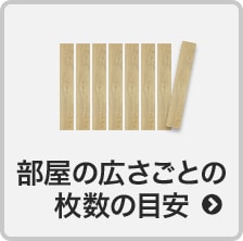 部屋の広さごとの枚数の目安